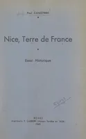 Nice, terre de France, Essai historique