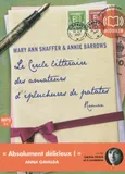 Le Cercle littéraire des amateurs d'épluchures de patates, Livre audio - 1CD MP3