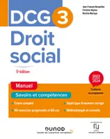 0, DCG 3 - Droit social - Manuel 2023-2024