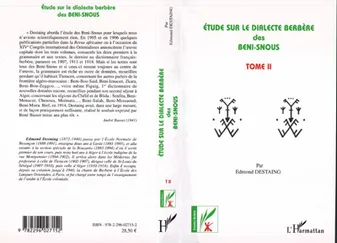 Etude sur le dialecte berbère des Beni-Snous, Volume 2