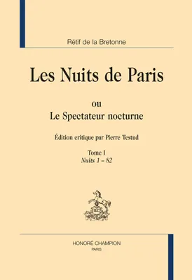 Les nuits de Paris ou Le spectateur nocturne, 5 volumes.