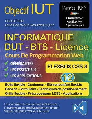 IUT informatique, DUT-BTS, licence, 12, Objectif IUT informatique, DUT-BTS-licence, avec Visual Studio Code