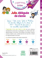 Livres Jeunesse de 6 à 12 ans Premières lectures Sami et Julie CE1 Julie, déléguée de classe Emmanuelle Massonaud