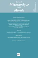 Revue de metaphysique et morale, 2022-4, Liberté d'expression