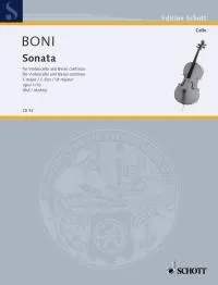Sonata in C, op. 1/10. cello and piano.