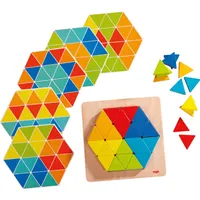 Jeux et Jouets Jeux éducatifs et scientifiques Motricité Jeu d'assemblage triangles magiques Jeux de construction