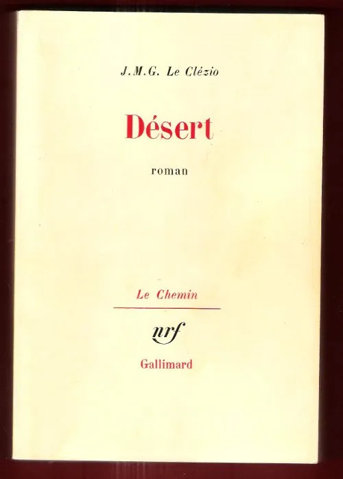 Désert Jean-Marie Gustave Le Clézio