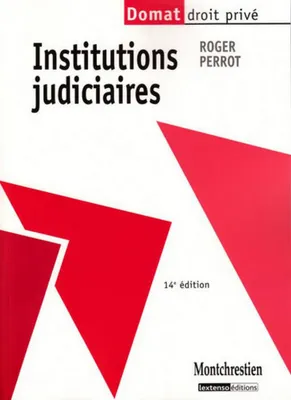Institutions judiciaires - 14è ed.