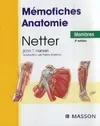 Mémofiches anatomie Netter, Membres, Mémofiches d'anatomie netter