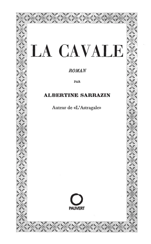 La Cavale Albertine Sarrazin