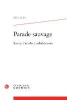 Parade sauvage, Revue d'études rimbaldiennes