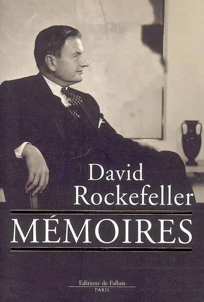 Livres Littérature et Essais littéraires Mémoires David Rockefeller