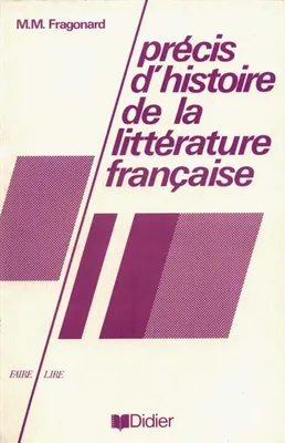 Précis d'histoire de la littérature française - Livre