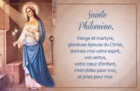 Images sainte Philomène par lot de 20