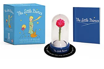THE LITTLE PRINCE - LIGHT-UP ROSE + ILLUSTRATED QUOTATIONS BOOK