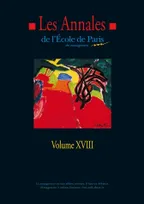 Les Annales de l'EPM - Volume XVIII, Travaux de l'année 2011