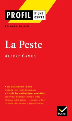 Profil - Camus (Albert) : La Peste, analyse littéraire de l'oeuvre