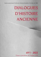 DIALOGUES D'HISTOIRE ANCIENNE 49/1