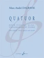 Quatuor, Pour violon, alto, violoncelle et piano