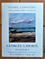 Georges Laporte. Affiche éditée à l'occasion de l'exposition 