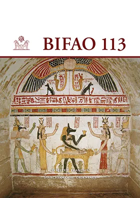 Bulletin de l'institut français d'archéologieorientale 113