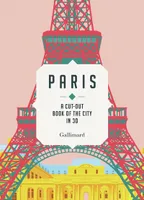 Paris, A cut-out book of the city in 3d