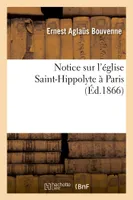Notice sur l'église Saint-Hippolyte à Paris