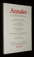 Annales : Histoire, Sciences sociales (51e année - n°4, juillet-août 1996)