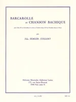 Barcarolle and Bacchanalian Song