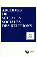 Archives de sciences sociales des religions, n° 122/avr.-juin 2002