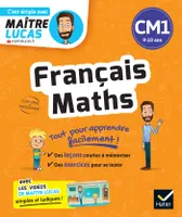 Français et Maths CM1, cahier de révision et d'entrainement - C'est simple avec Maître Lucas
