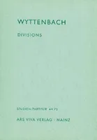 Divisions, Piano and 9 Solo-Strings (4 Violins, 2 Violas, 2 Violoncellos, Double-bass). Partition d'étude.