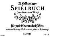Spielbuch, Alte Lieder und Tänze. 2 recorders. Partition d'exécution.
