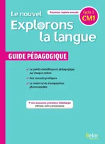 Le nouvel Explorons la langue CM1- Guide pédagogique 2020