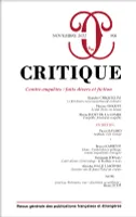 Critique 906 : Contre-enquêtes : faits divers et fiction, Novembre 2022