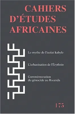 Cahiers d'études africaines, n° 175. Vol. XLIV (3)