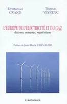 L'Europe de l'électricité et du gaz - acteurs, marchés, régulations, acteurs, marchés, régulations