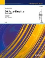 20 Jazz-Duets, Advanced. 2 trumpets. Partition d'exécution.