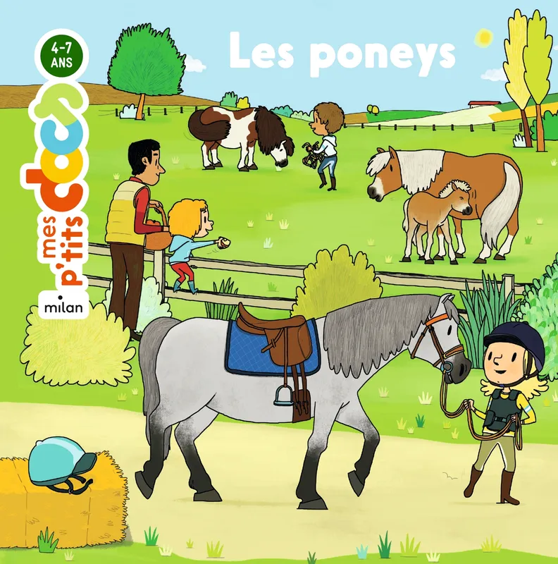Jeux et Jouets Livres Livres pour les 3-6 ans Documentaires Animaux Les poneys Stéphanie Ledu