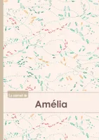 Le carnet d'Amélia - Lignes, 96p, A5 - Poissons