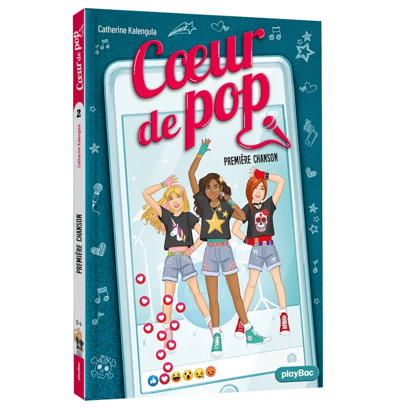 Livres Jeunesse de 6 à 12 ans Romans 2, Coeur de pop / Première chanson Catherine Kalengula