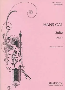 Suite, op. 6. cello and piano.