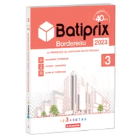 Batiprix Bordereau Volume 3, 40e édition: Menuiserie extérieure - Vitrerie et miroiterie - Store et fermeture