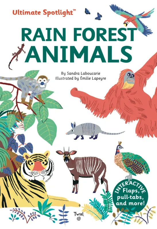 Le livre animé des animaux de la jungle SANDRA LABOUCARIE