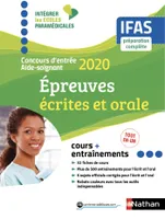 Concours aide-soignant - IFAS - Ecrit + Oral - Intégrer les écoles paramédicales - 2020, Format : ePub 3