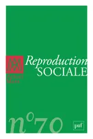 Actuel marx 2021, n.70, Reproduction sociale