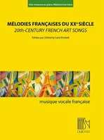 Mélodies françaises du XXe siècle, Musique vocale française