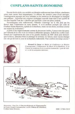 Conflans-Saint-Honorine, Histoire fluviale de la capitale de la batellerie