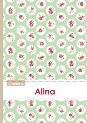 Le carnet d'Alina - Lignes, 96p, A5 - Roses Tea time