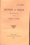 Histoire de Rohan - Saint-Gouvry - 1104-1926, 1104-1926